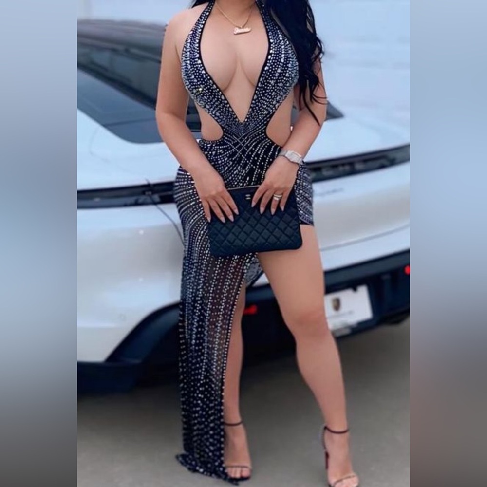 Fashion nova gown Beverly embellished dress